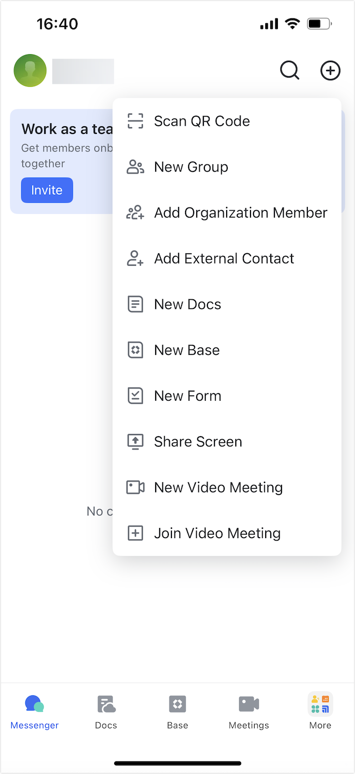 Sign up for an account