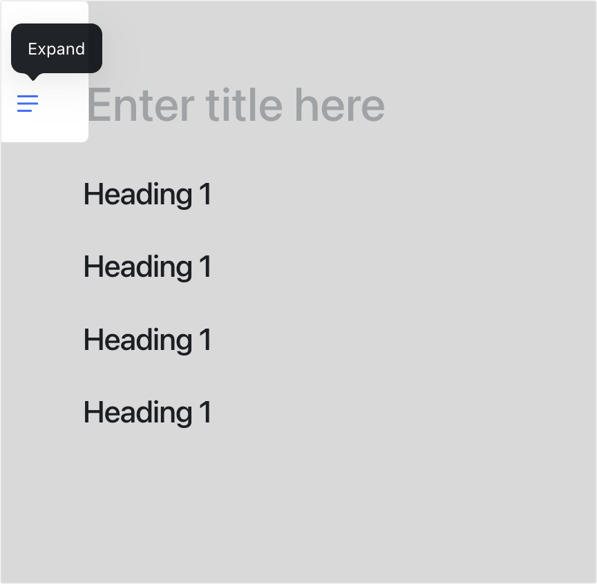 Use headings and table of contents in Docs