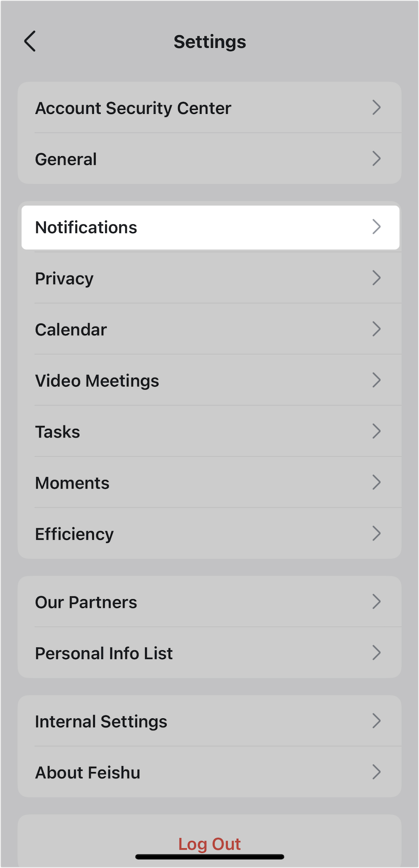 Receive notifications from other accounts through your mobile