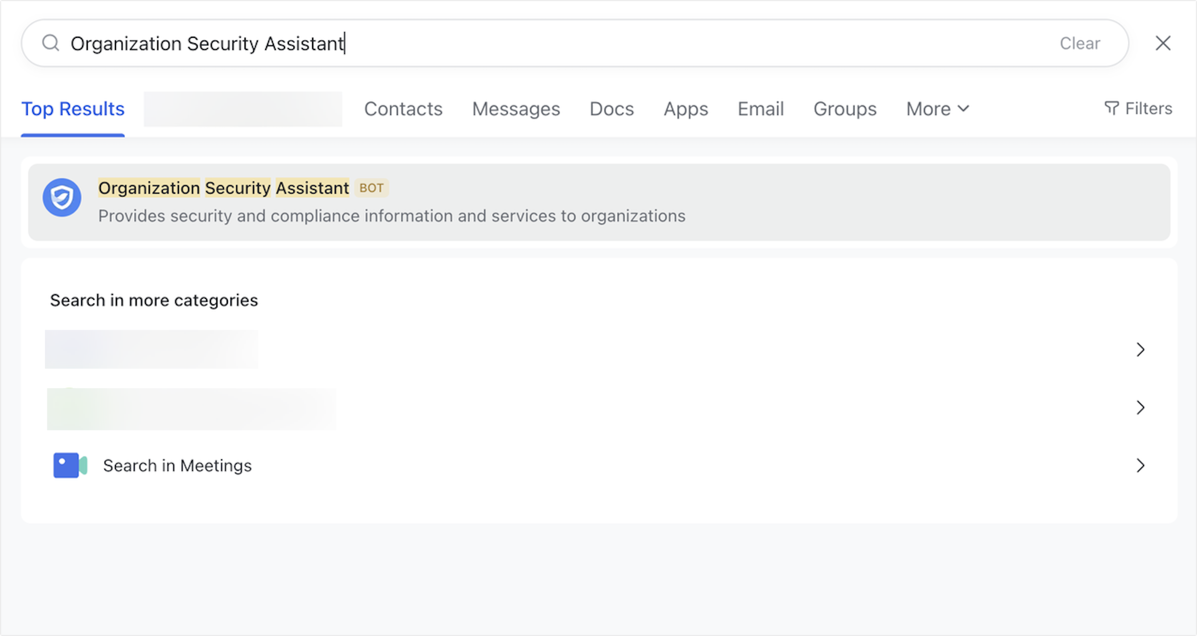 Organization Security Assistant