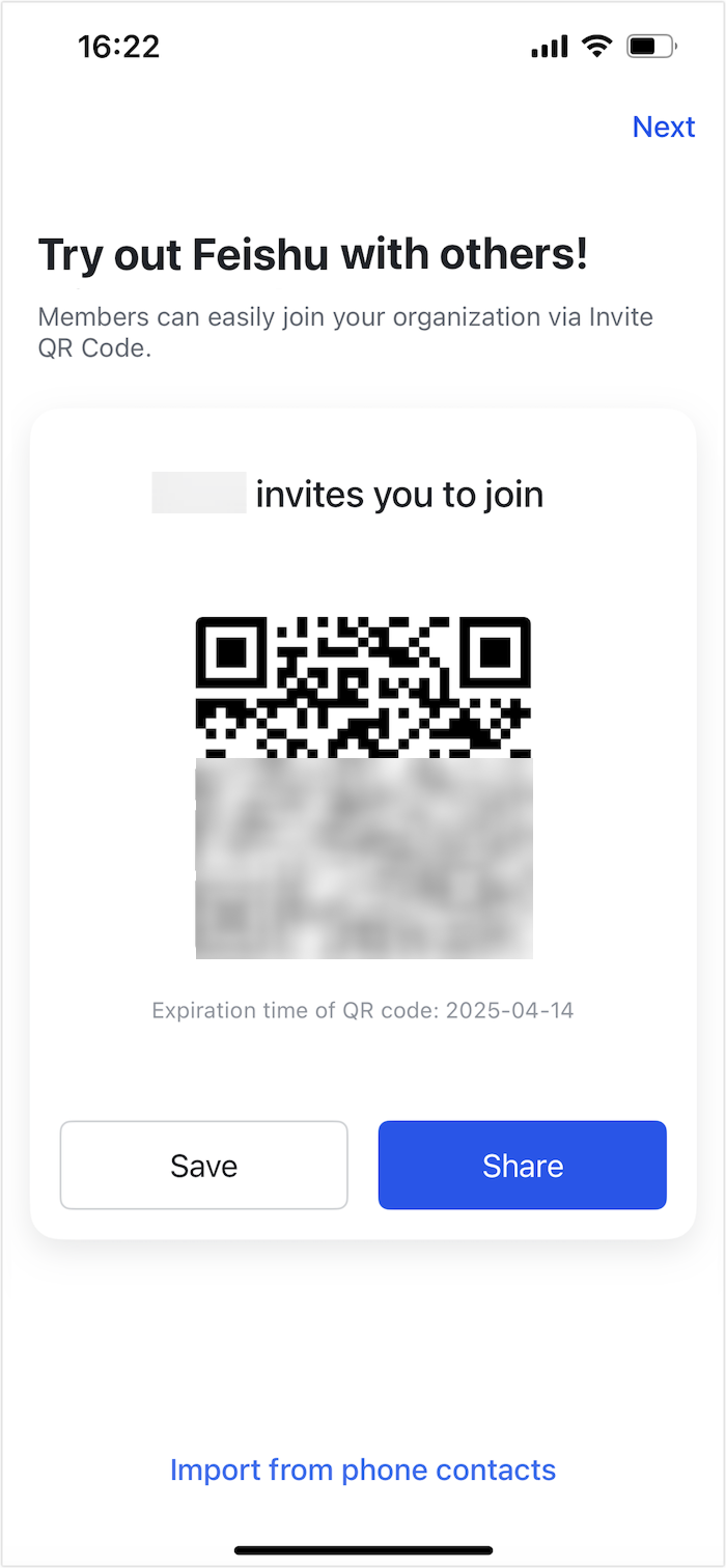 Sign up for an account