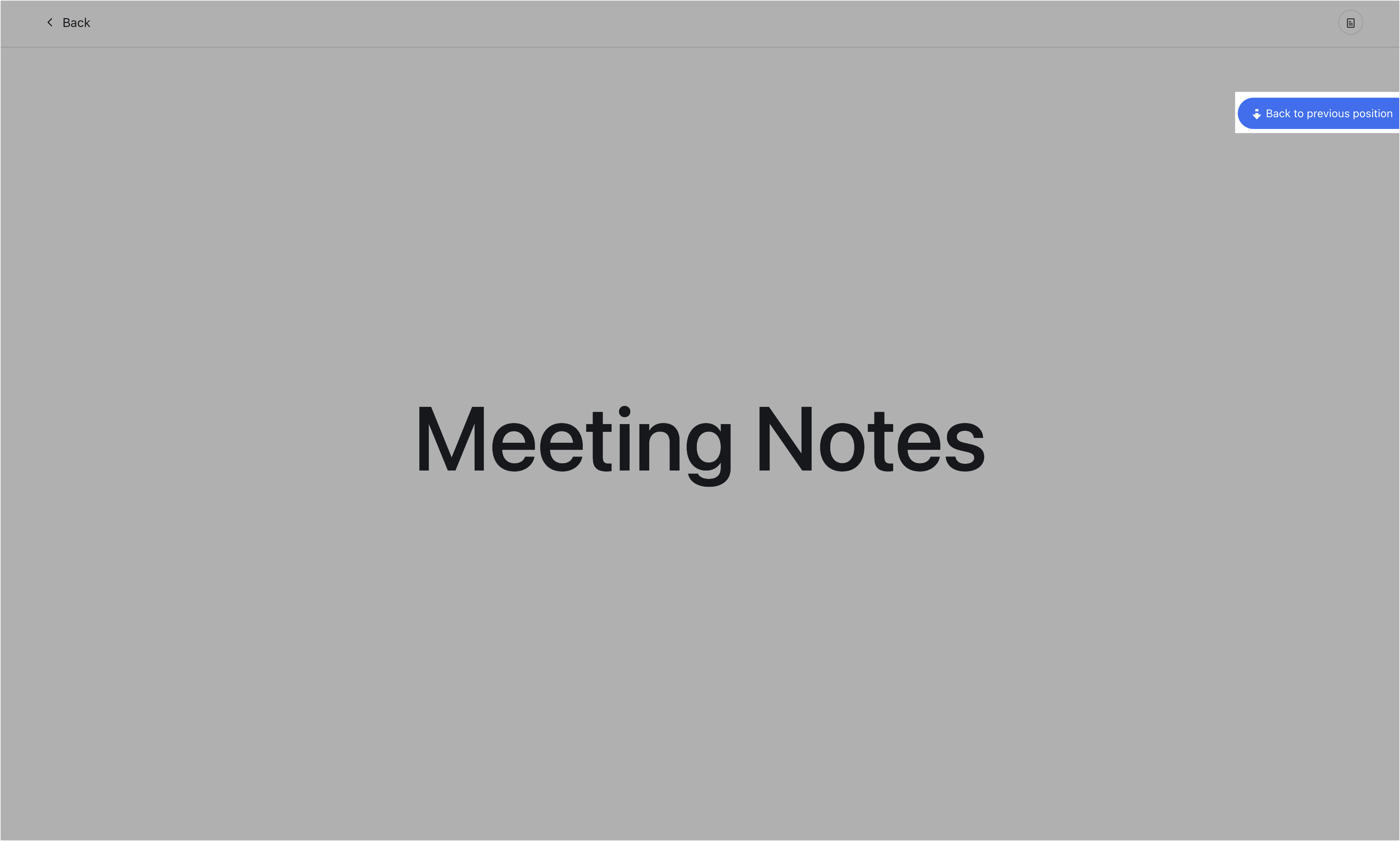 Use Presentation Mode in Docs