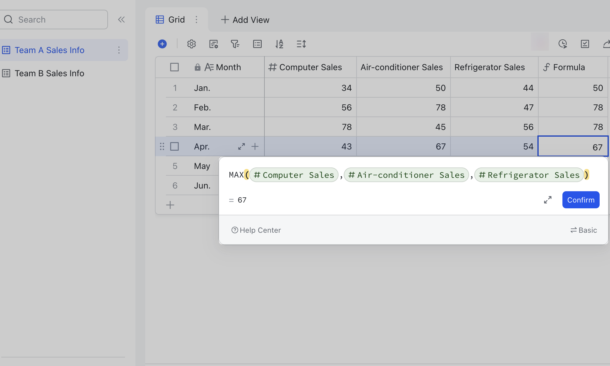 Reference data in formula fields in Base