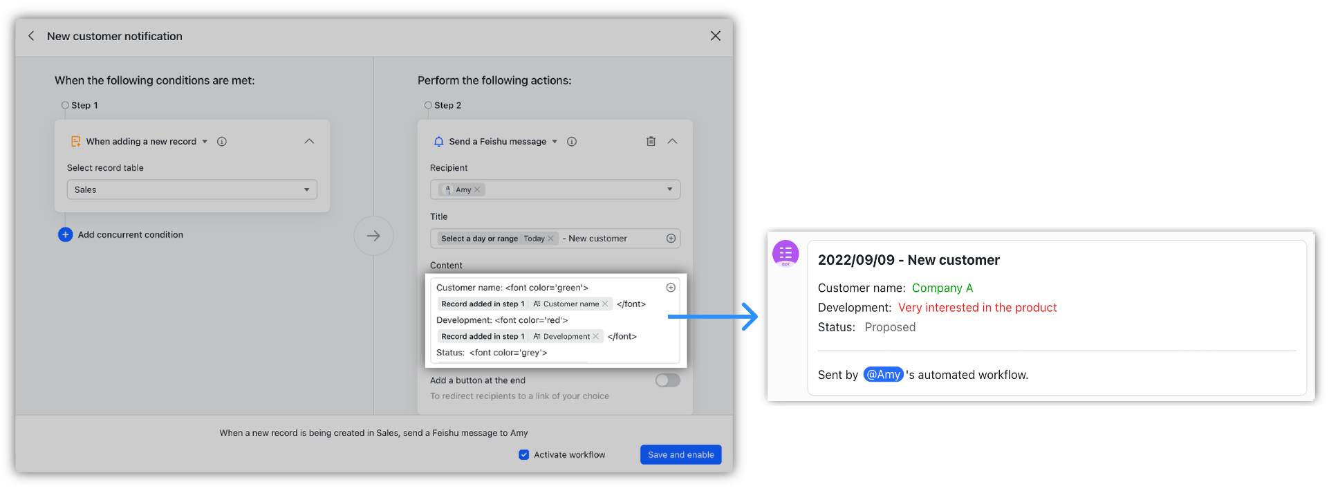 Use automated workflows in Base